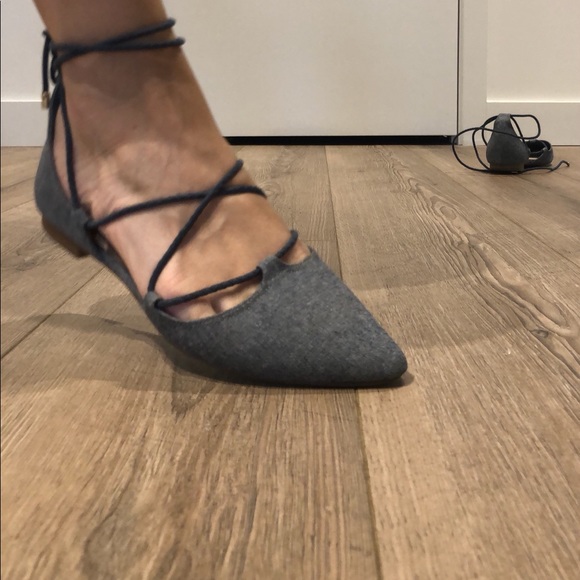 Jennifer Lopez Gladiator Flats in Denim, size 8.5 - Picture 4 of 5